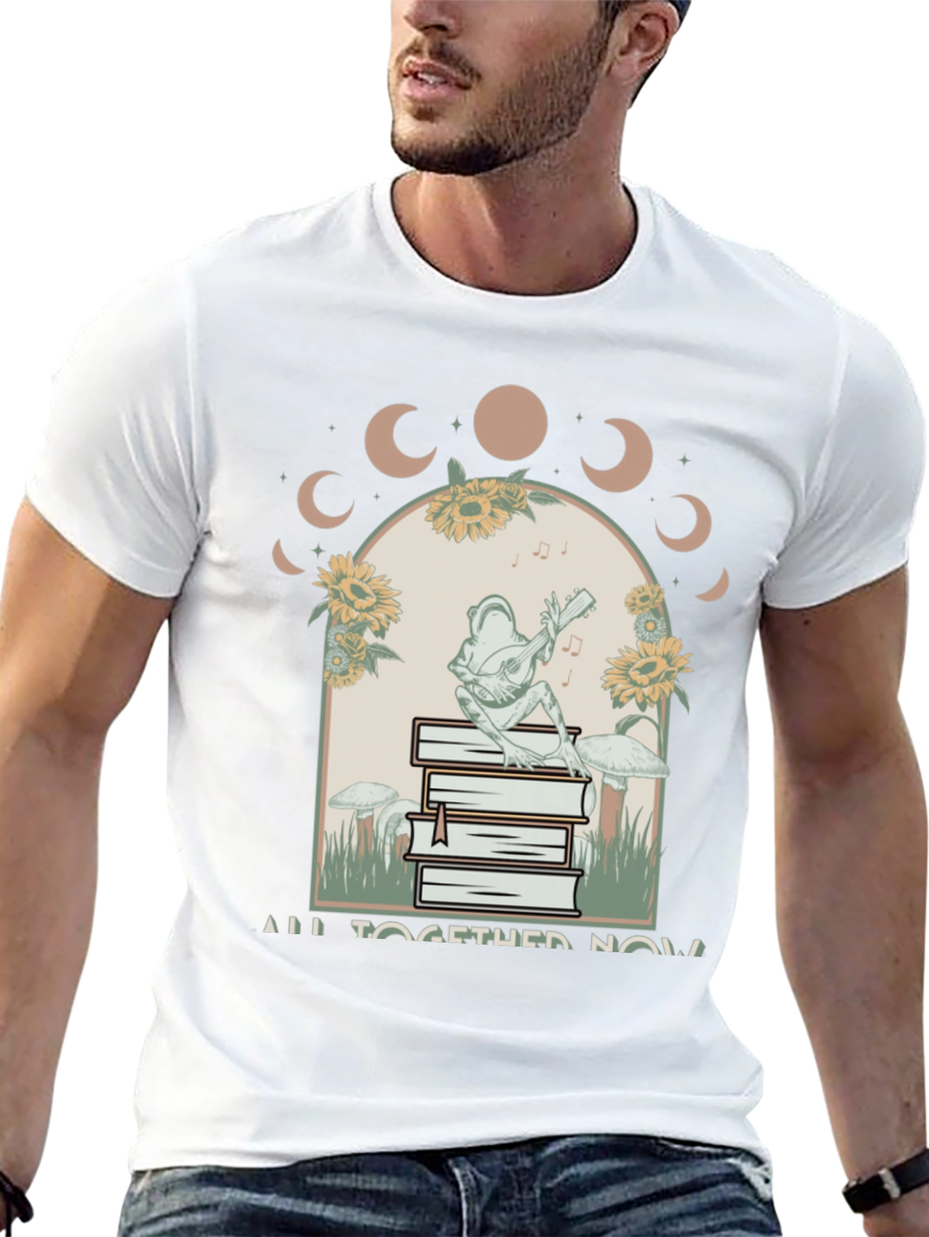 Frog Playing Guitar T-Shirt All Together Now