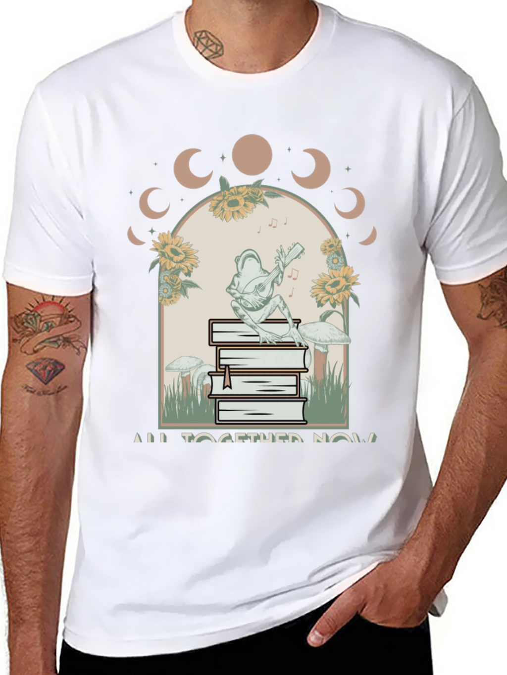 Frog Playing Guitar T-Shirt All Together Now