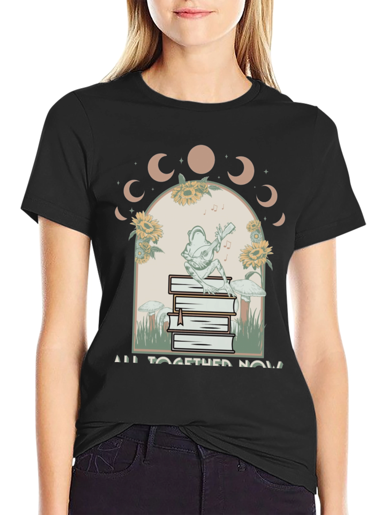 Frog Playing Guitar T-Shirt All Together Now