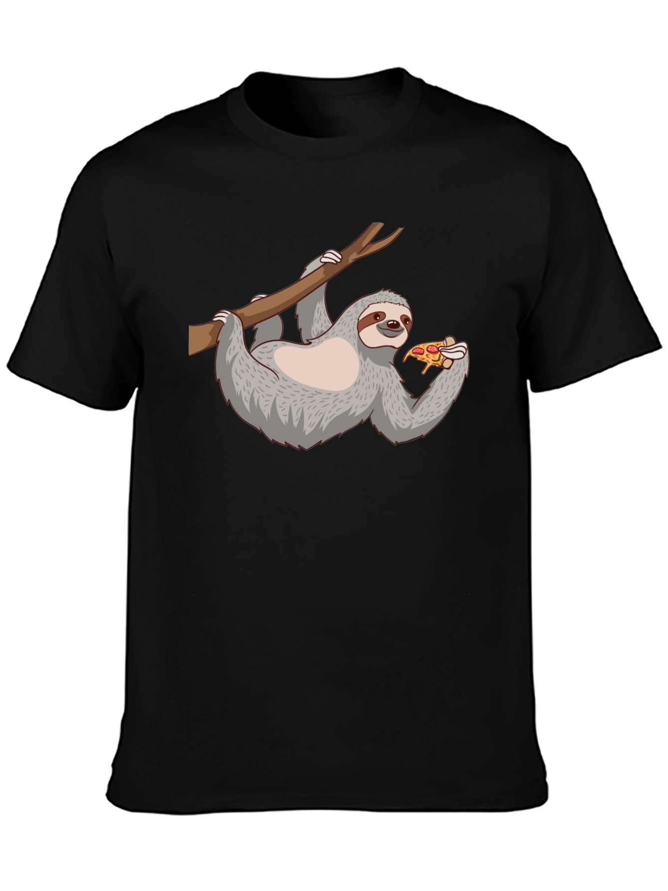 Sloth Pizza T-Shirt - Funny Animal Graphic Tee