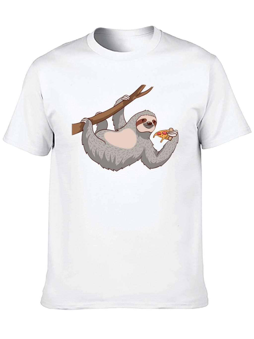 Sloth Pizza T-Shirt - Funny Animal Graphic Tee