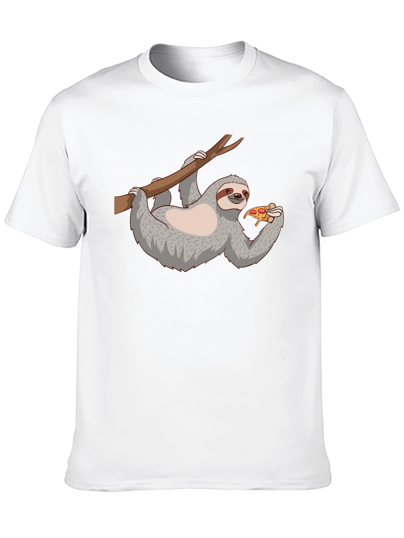 Sloth Pizza T-Shirt - Funny Animal Graphic Tee