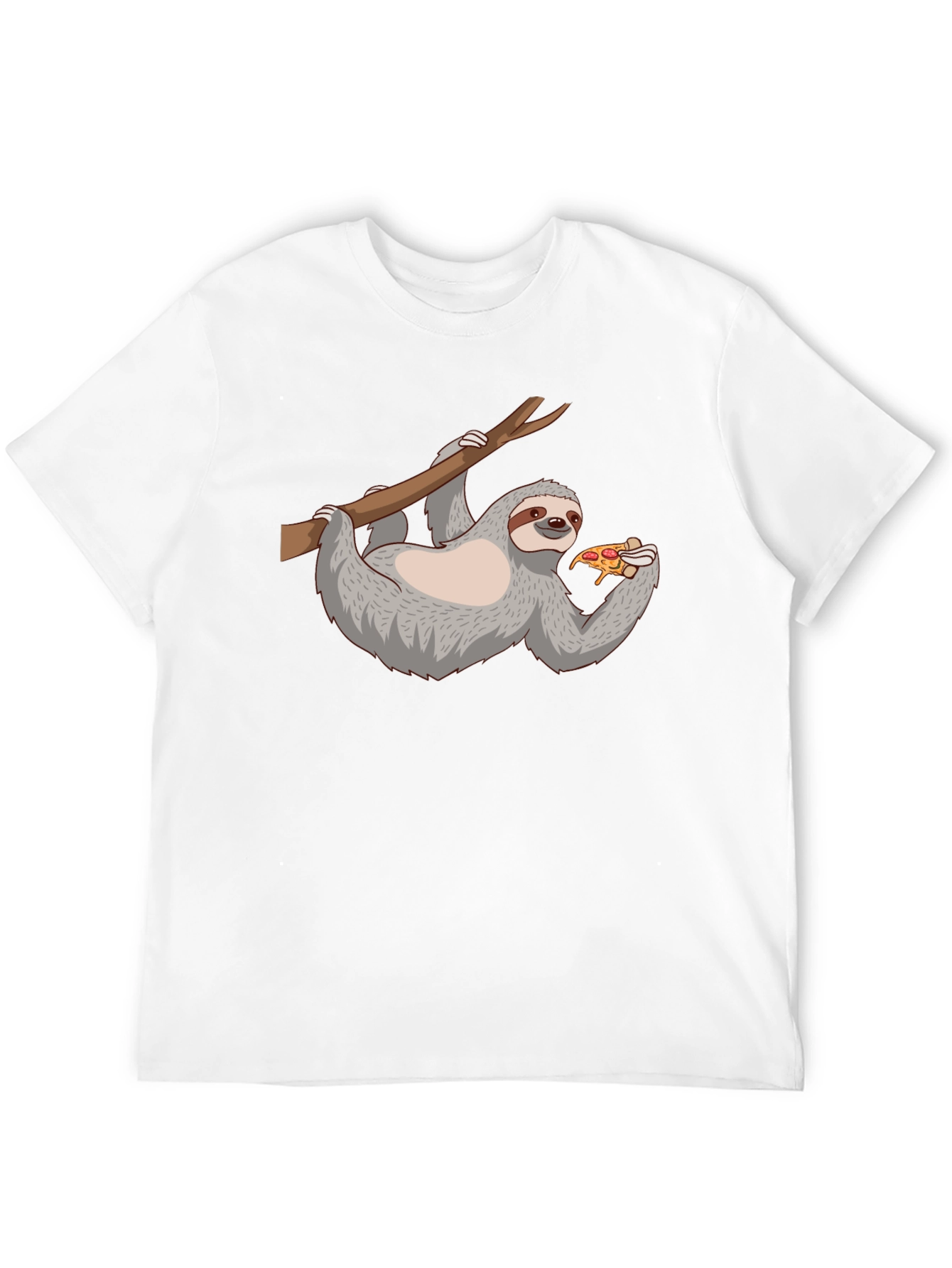 Sloth Pizza T-Shirt - Funny Animal Graphic Tee