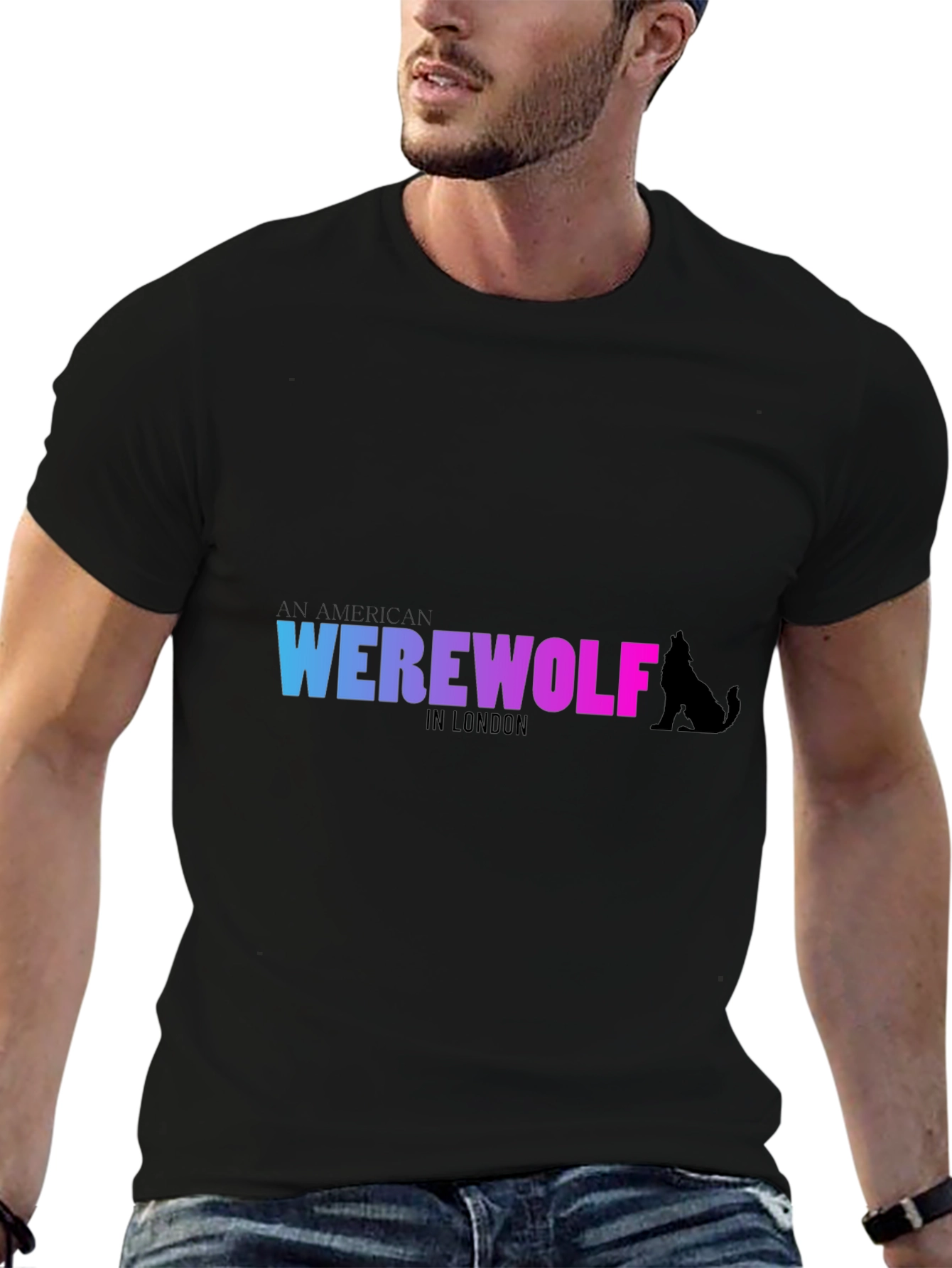 Werewolf in London Black T-Shirt