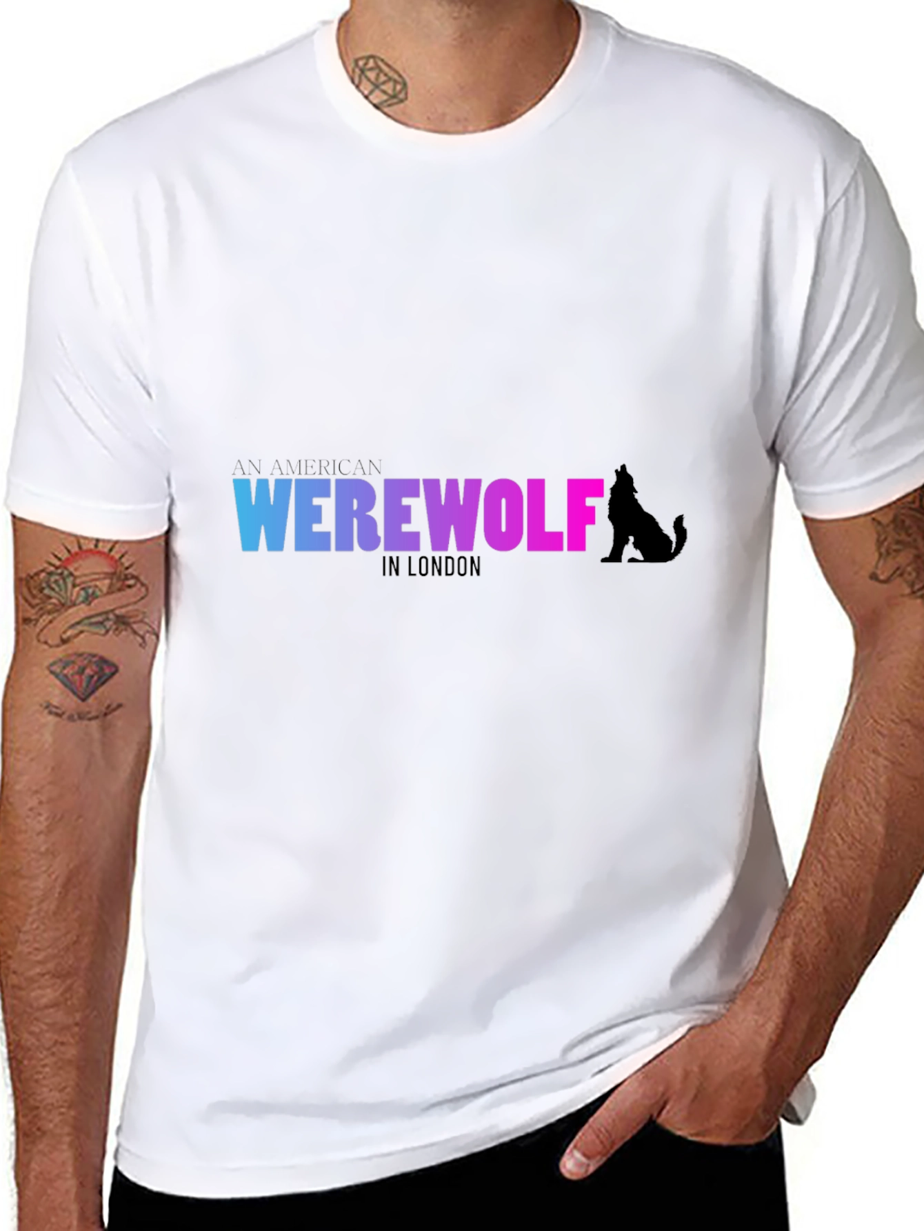 Werewolf in London Black T-Shirt