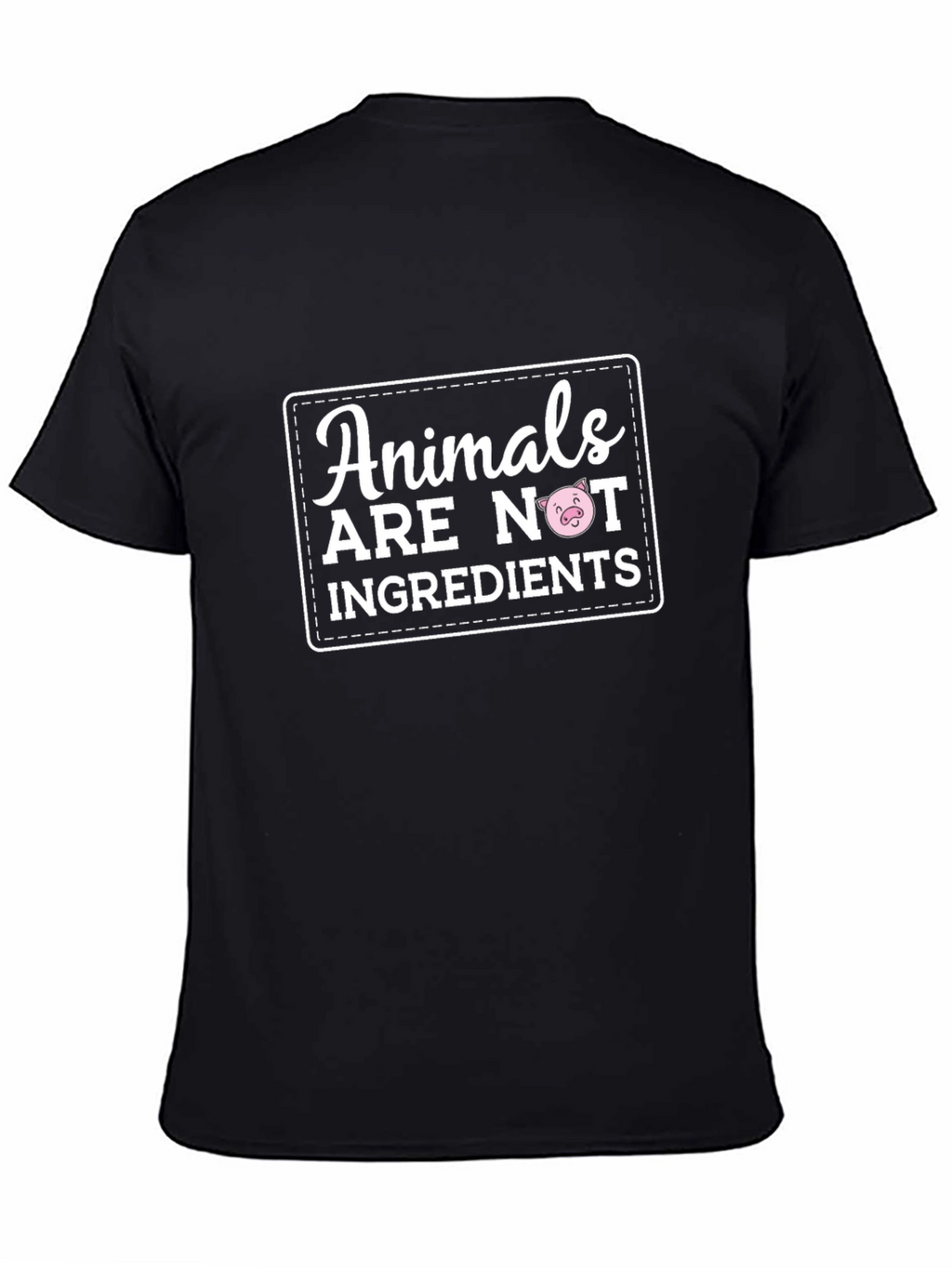 Vegan Statement T-Shirt - Animals Are Not Ingredients