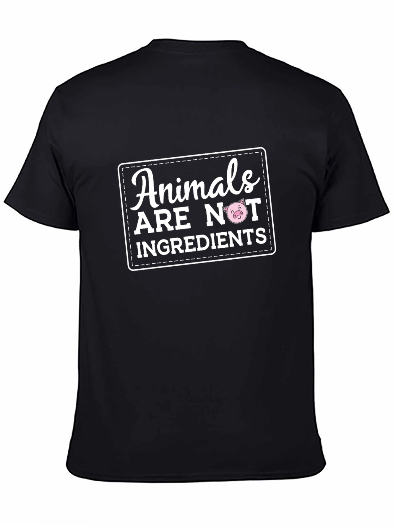 Vegan Statement T-Shirt - Animals Are Not Ingredients