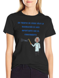 Einstein Imagination T-Shirt - Mens Black Graphic Tee