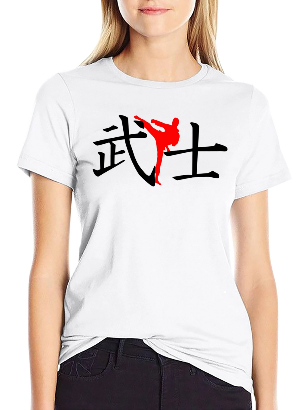 Karate Warrior Graphic T-Shirt - Black