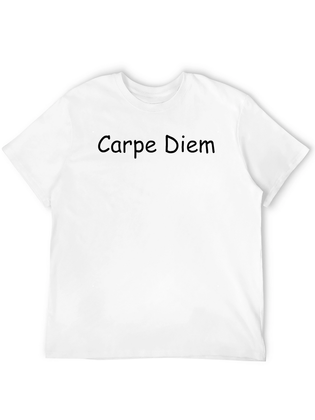 Carpe Diem Black Crew Neck Tee