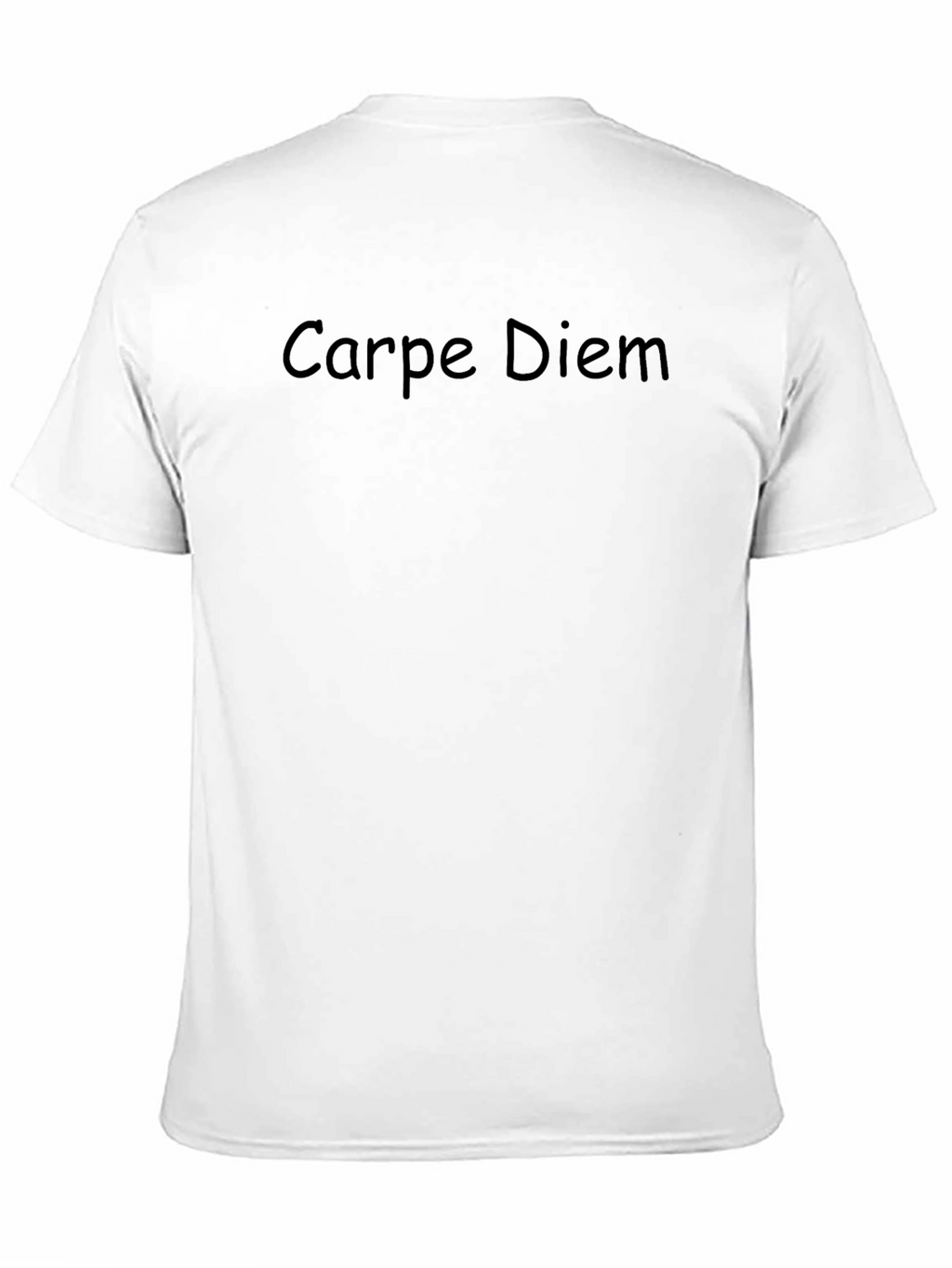 Carpe Diem Black Crew Neck Tee