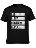 Eat Sleep Organ Repeat T-Shirt
