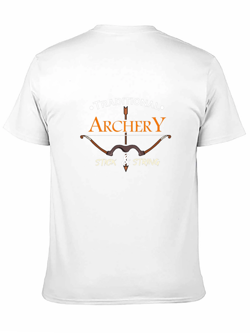 Archery Graphic T-Shirt - Traditional Bow Hunter Tee