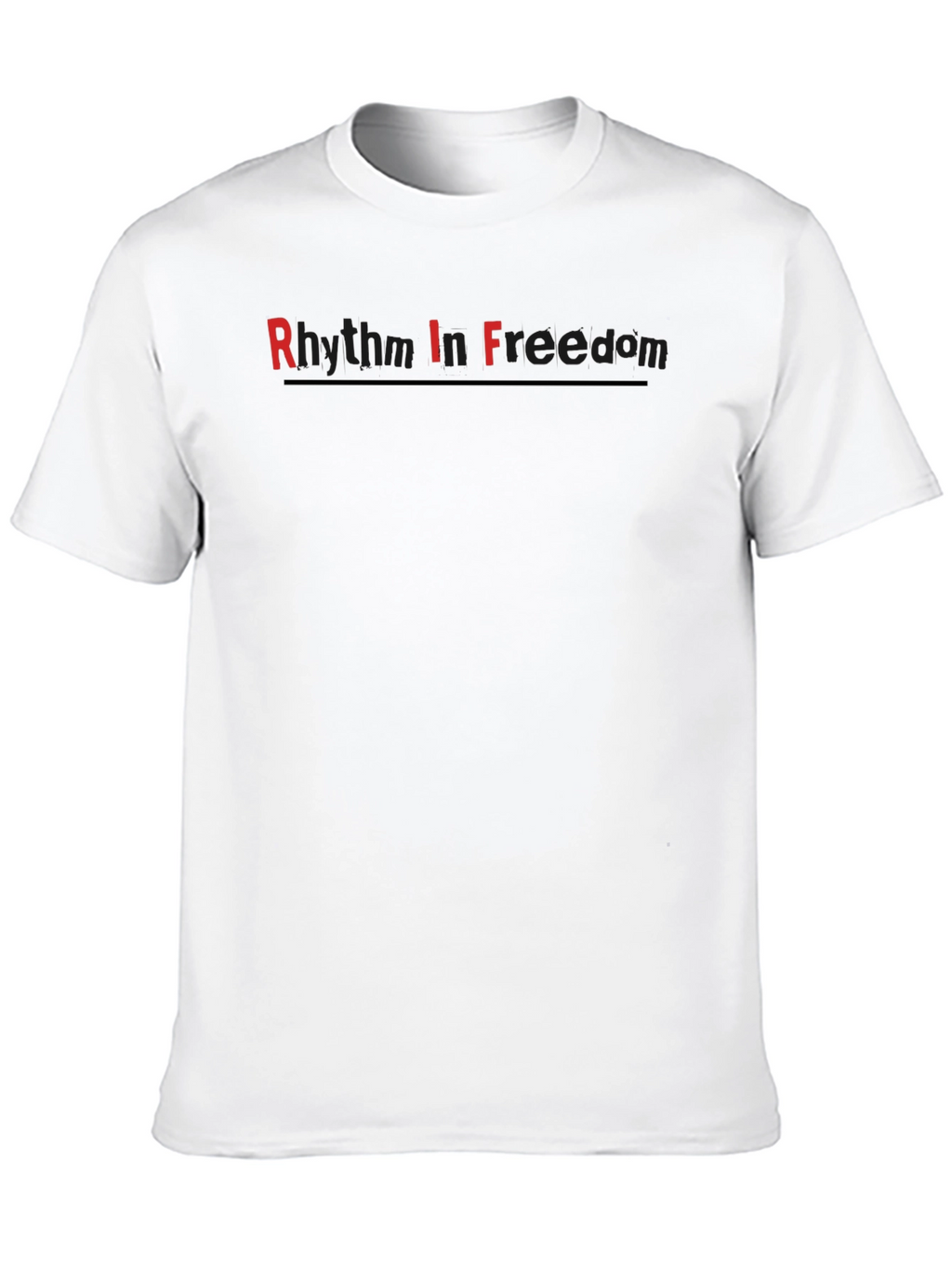 Rhythm in Freedom Black T-Shirt