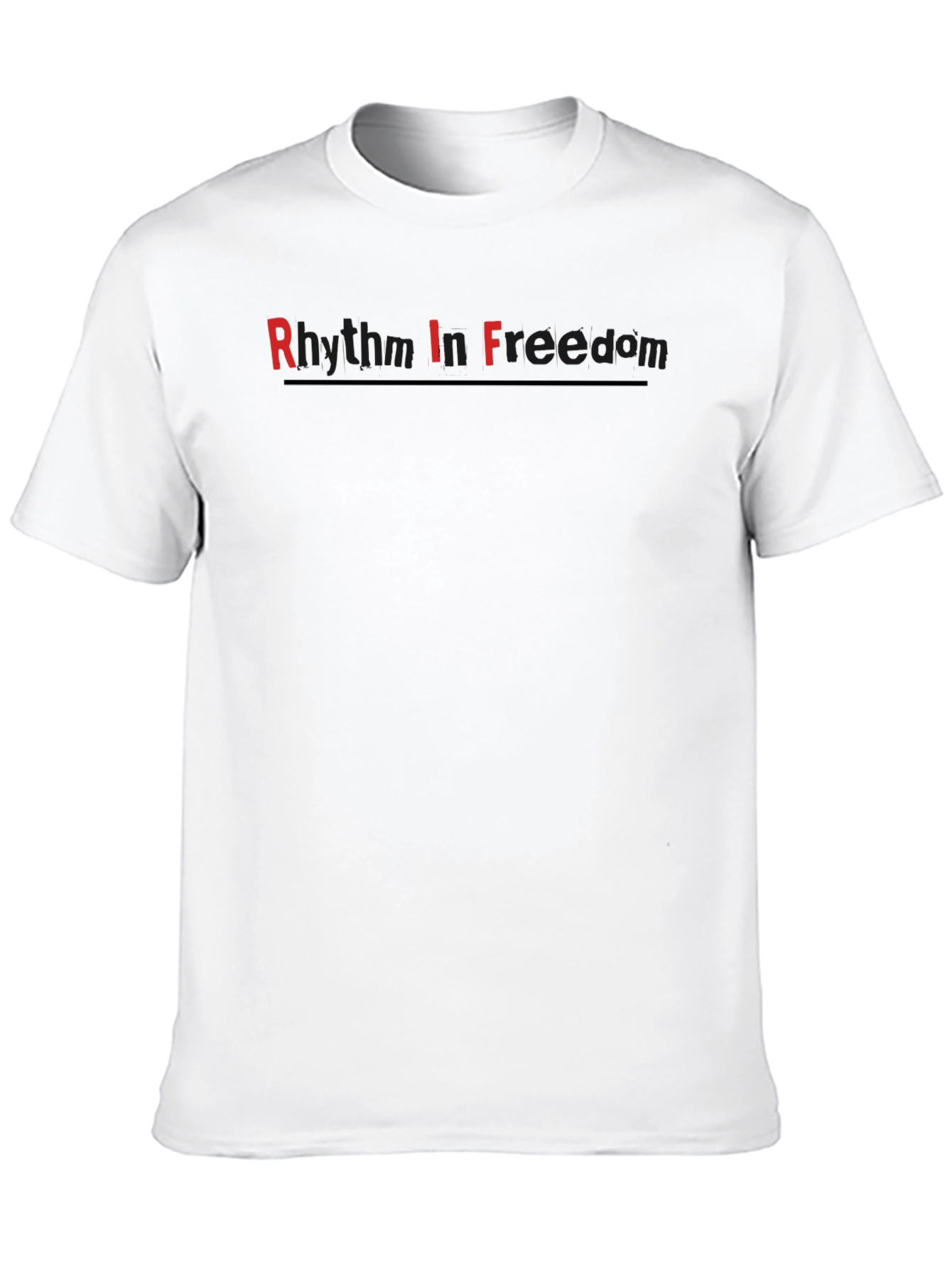 Rhythm in Freedom Black T-Shirt