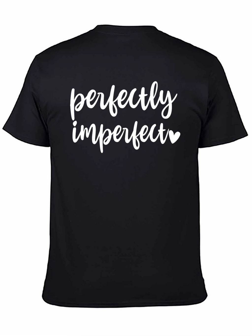 Perfectly Imperfect Graphic Tee - Black