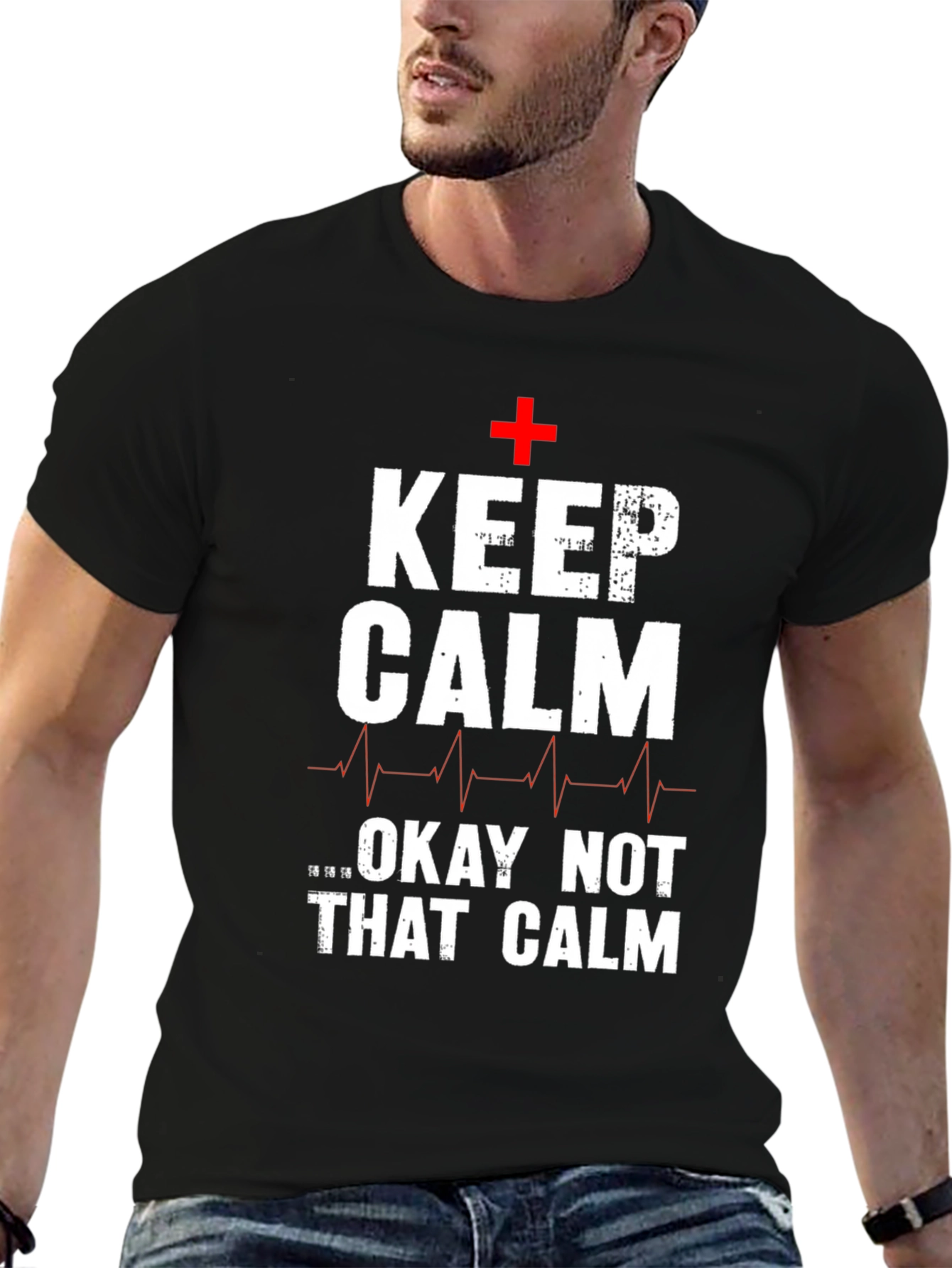 Keep Calm T-Shirt Funny Nurse Tee
