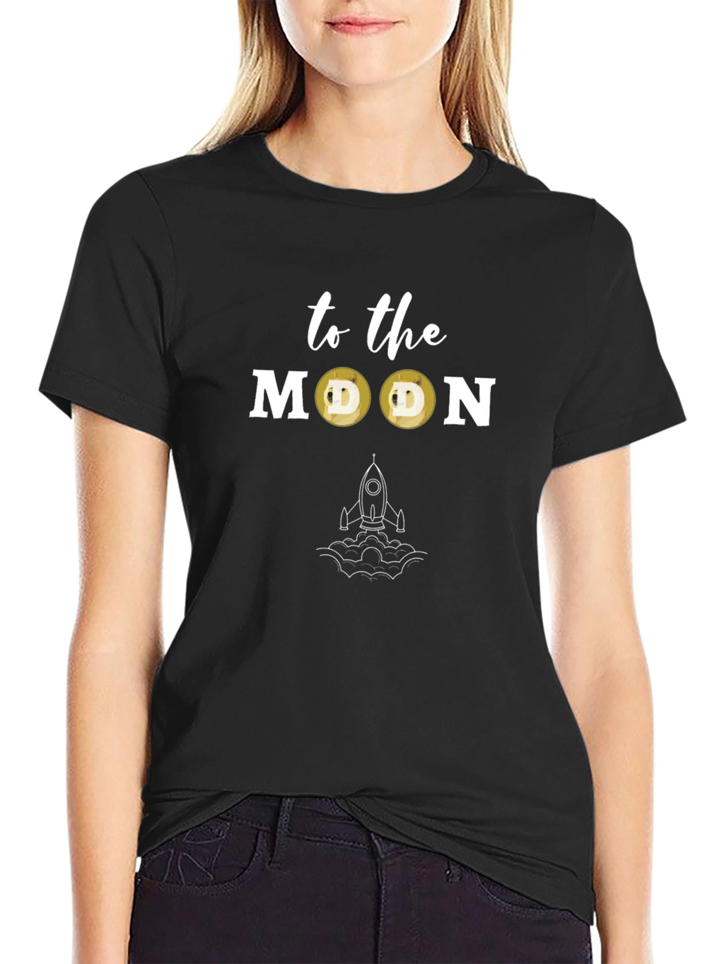 To The Moon Doge T-Shirt - Crypto Meme