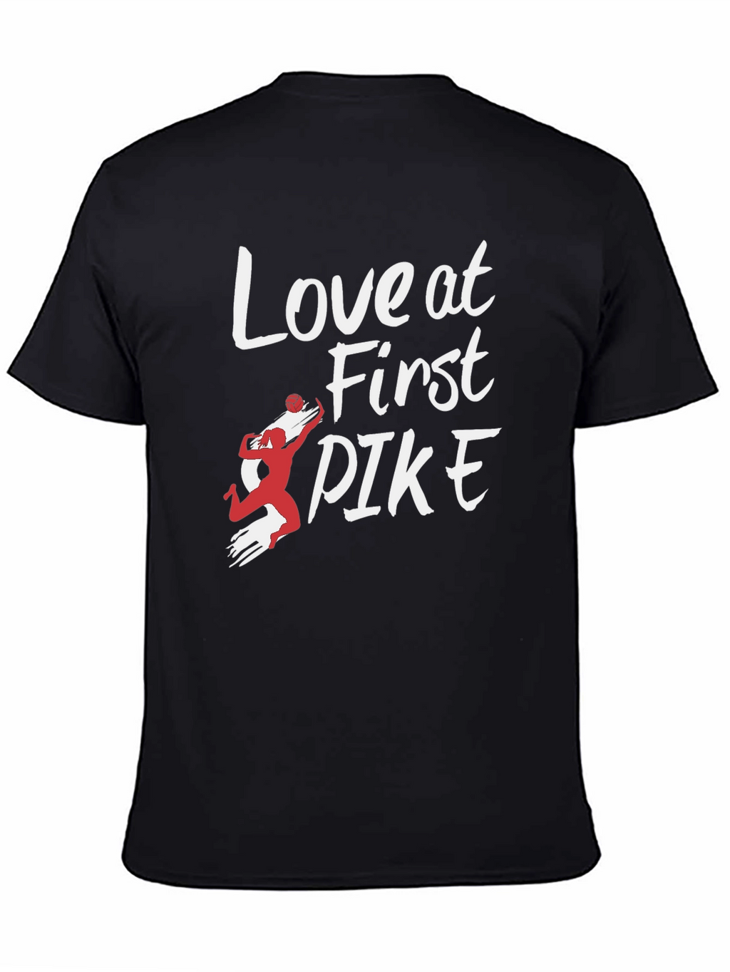 Love at First Spike Volleyball Graphic Tee