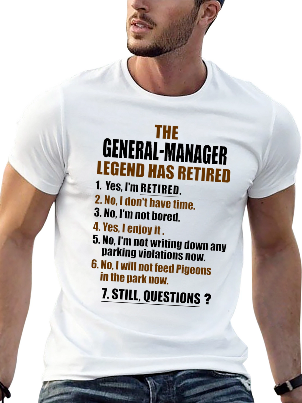 Retired General Manager Legend T-Shirt