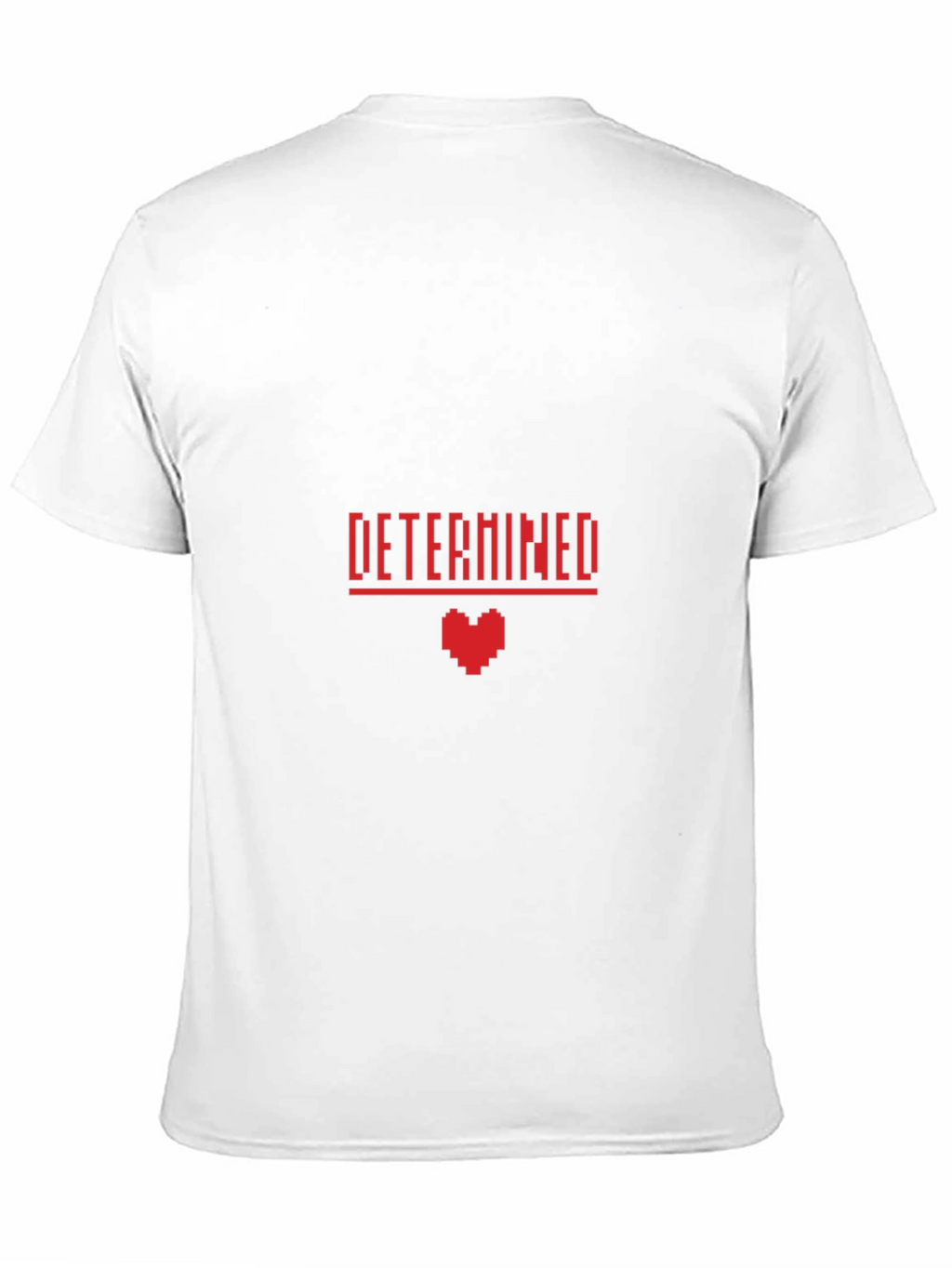 Determined Pixel Heart Graphic T-Shirt