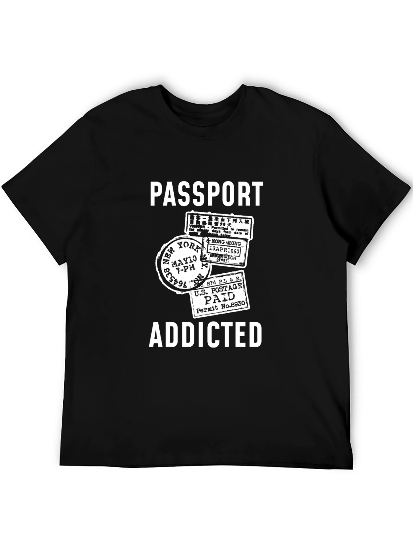 Passport Addicted T-Shirt - Travel Lover Tee