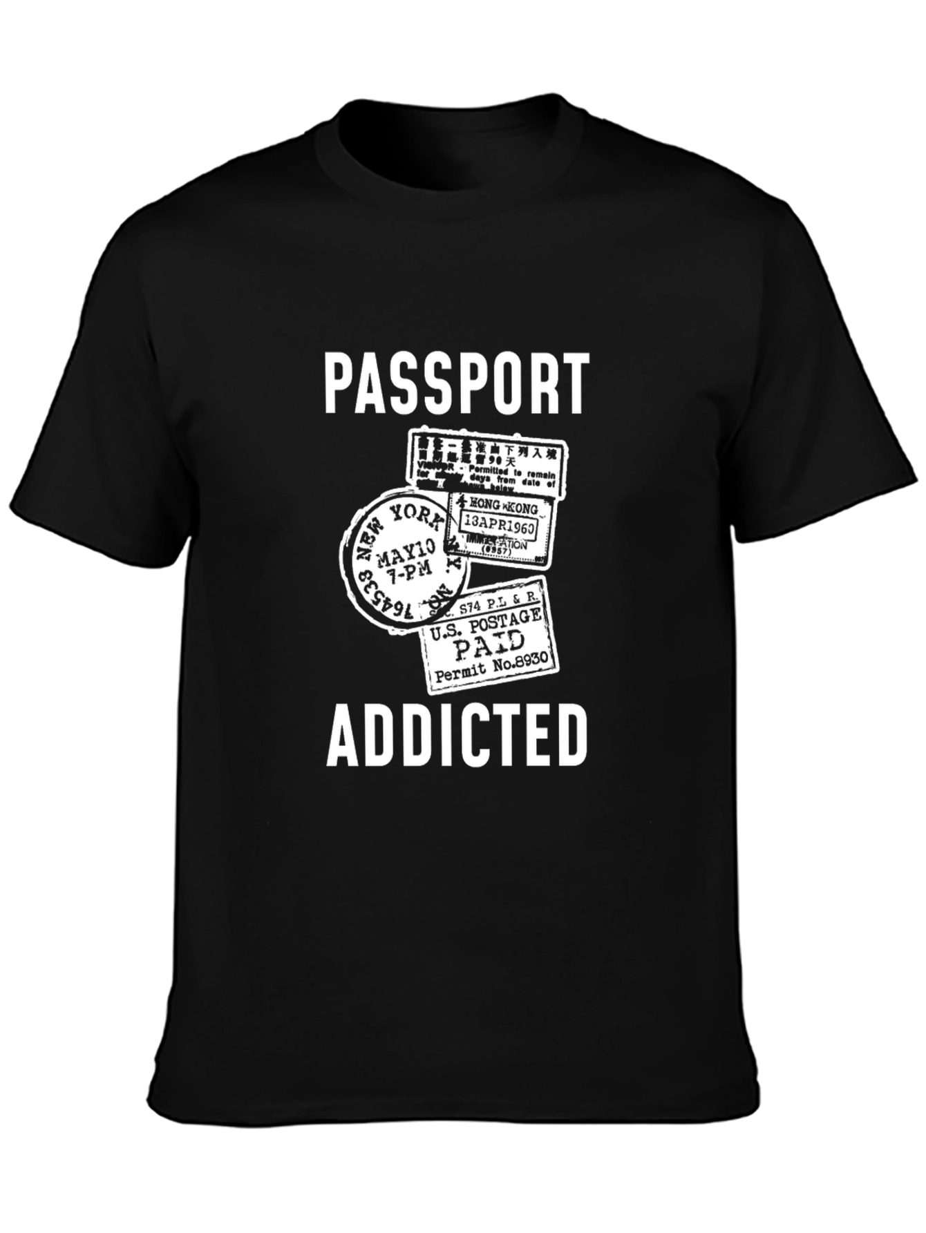 Passport Addicted T-Shirt - Travel Lover Tee