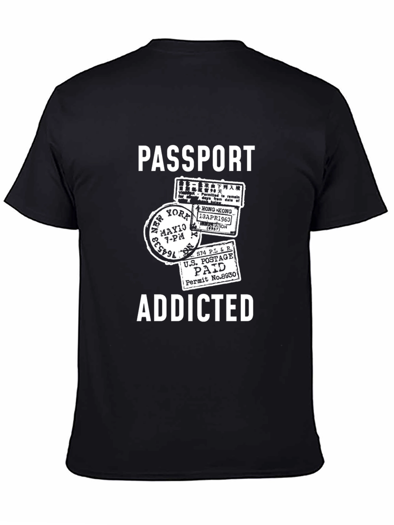 Passport Addicted T-Shirt - Travel Lover Tee