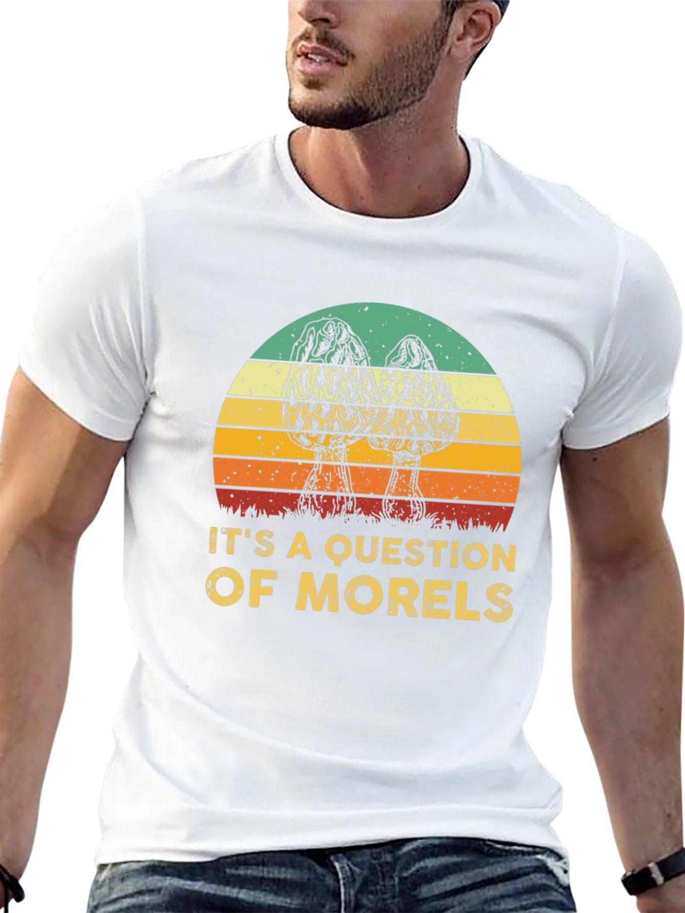 Morels Question T-Shirt Mushroom Hunter Tee