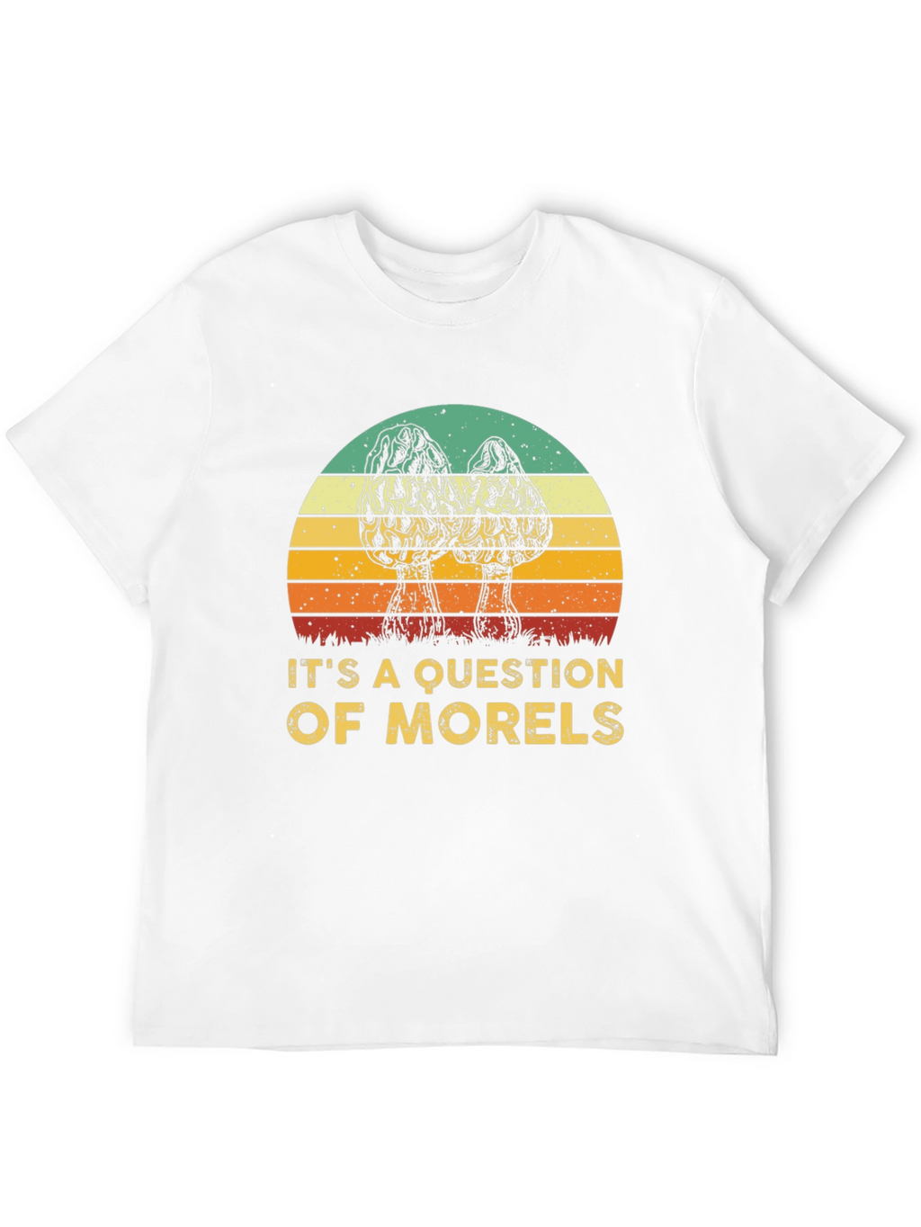 Morels Question T-Shirt Mushroom Hunter Tee