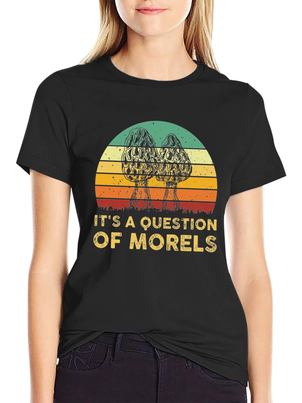 Morels Question T-Shirt Mushroom Hunter Tee