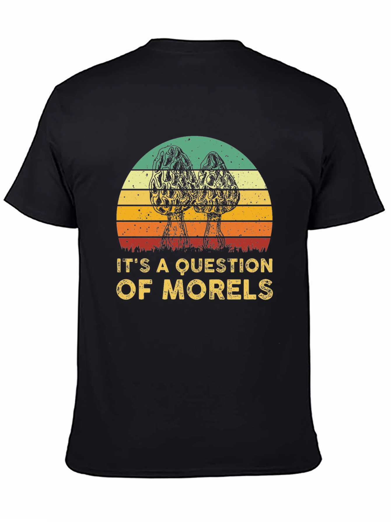 Morels Question T-Shirt Mushroom Hunter Tee