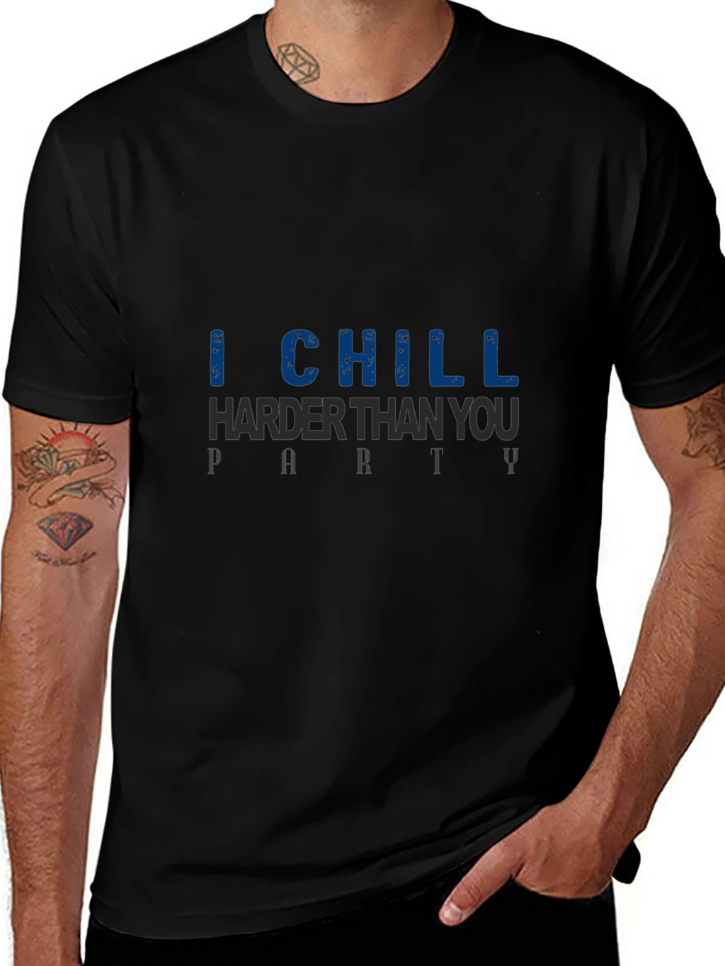 I Chill Harder Than You Graphic Tee