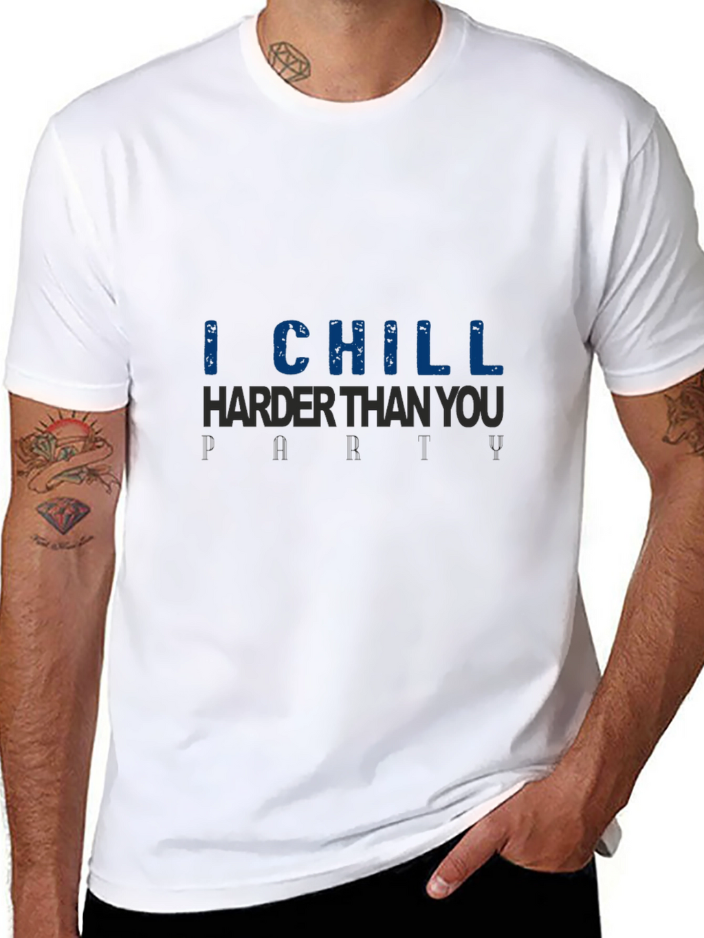 I Chill Harder Than You Graphic Tee