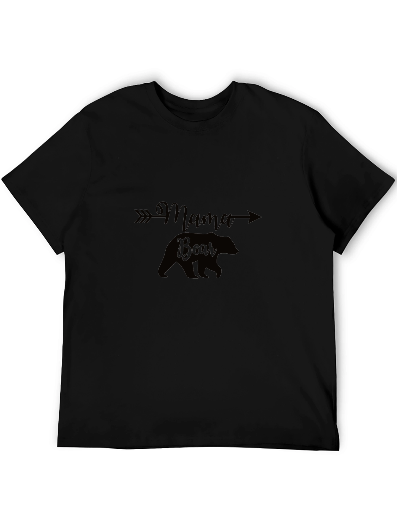 Mama Bear Arrow T-Shirt - Black