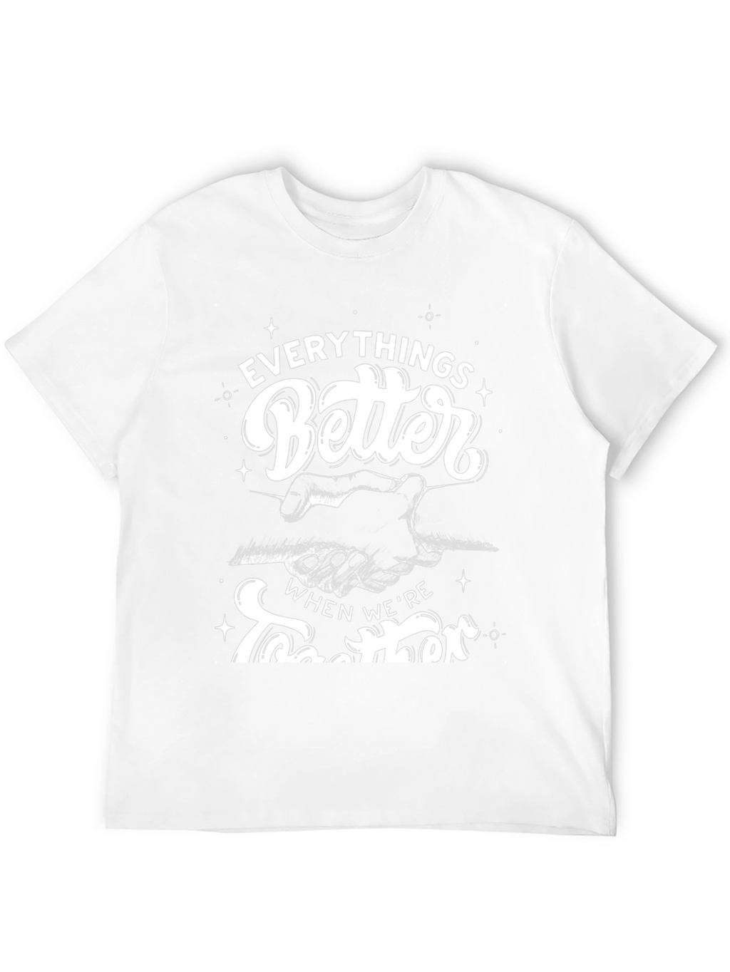 Everythings Better Together Black Graphic Tee