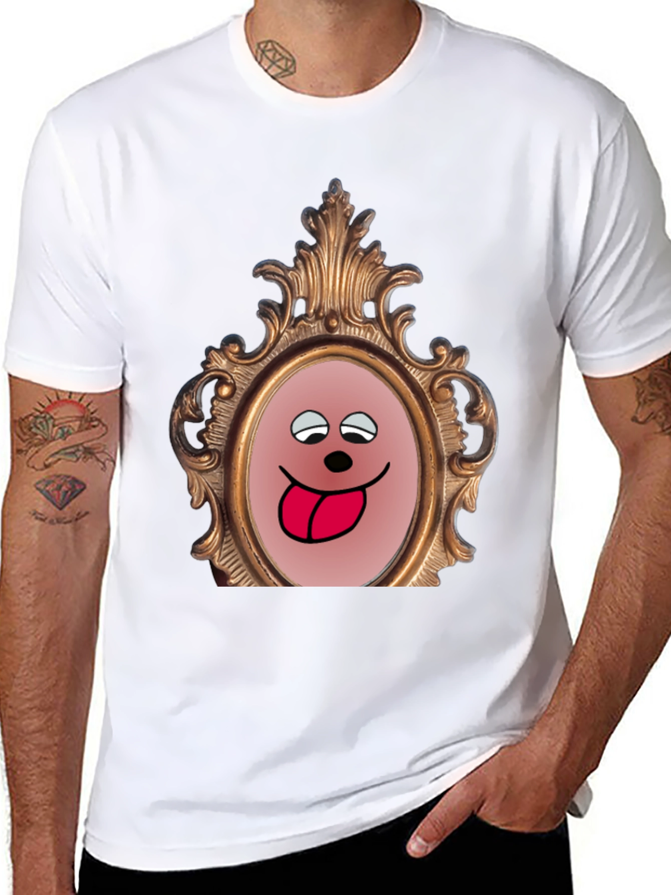 Funny Face Framed Graphic Tee
