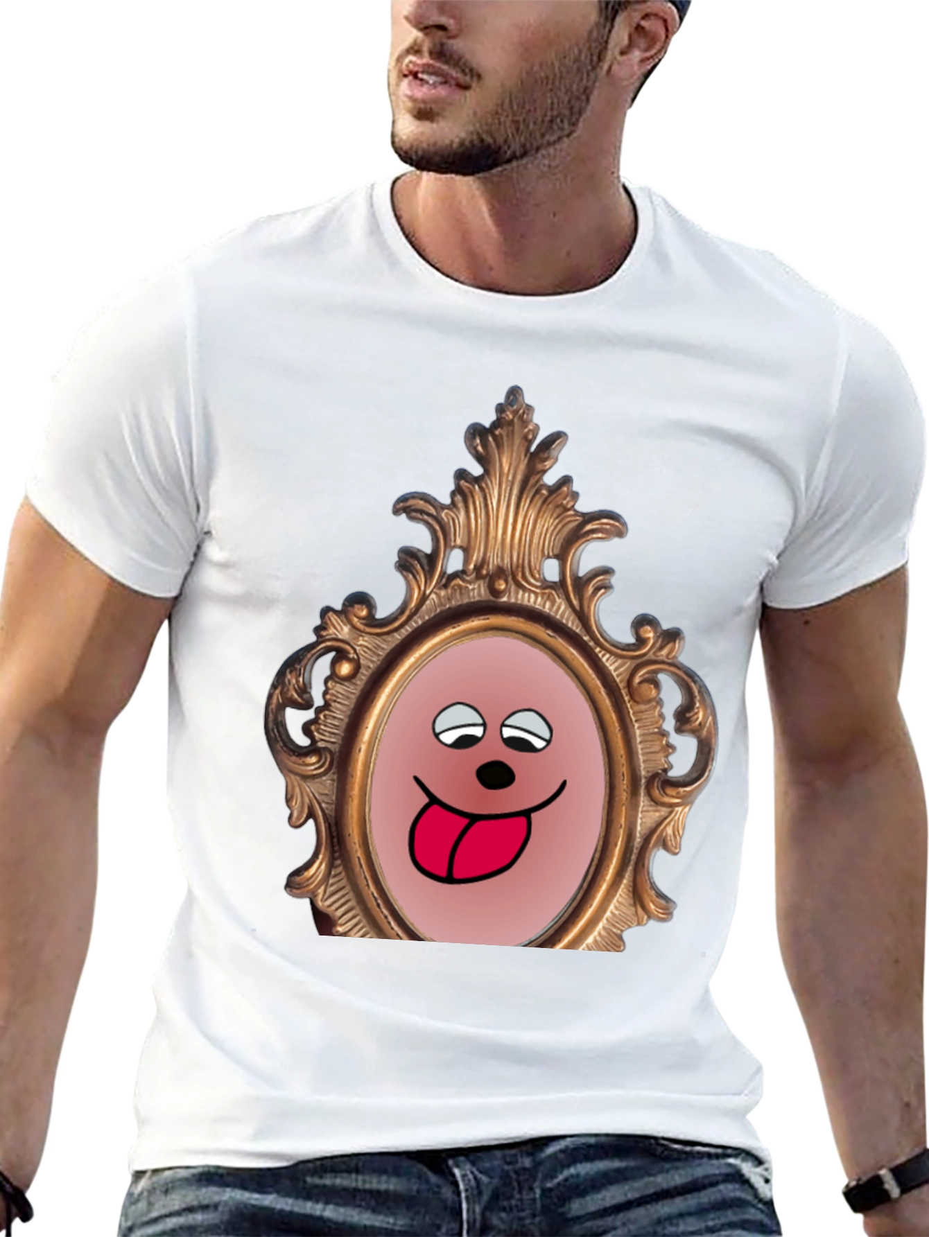 Funny Face Framed Graphic Tee