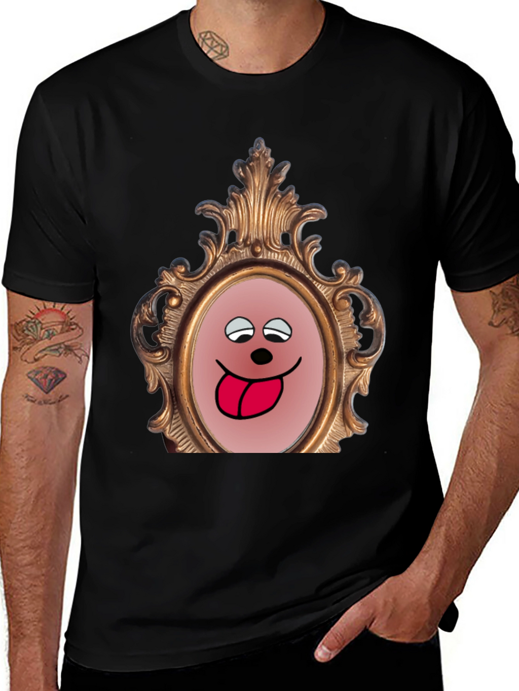 Funny Face Framed Graphic Tee
