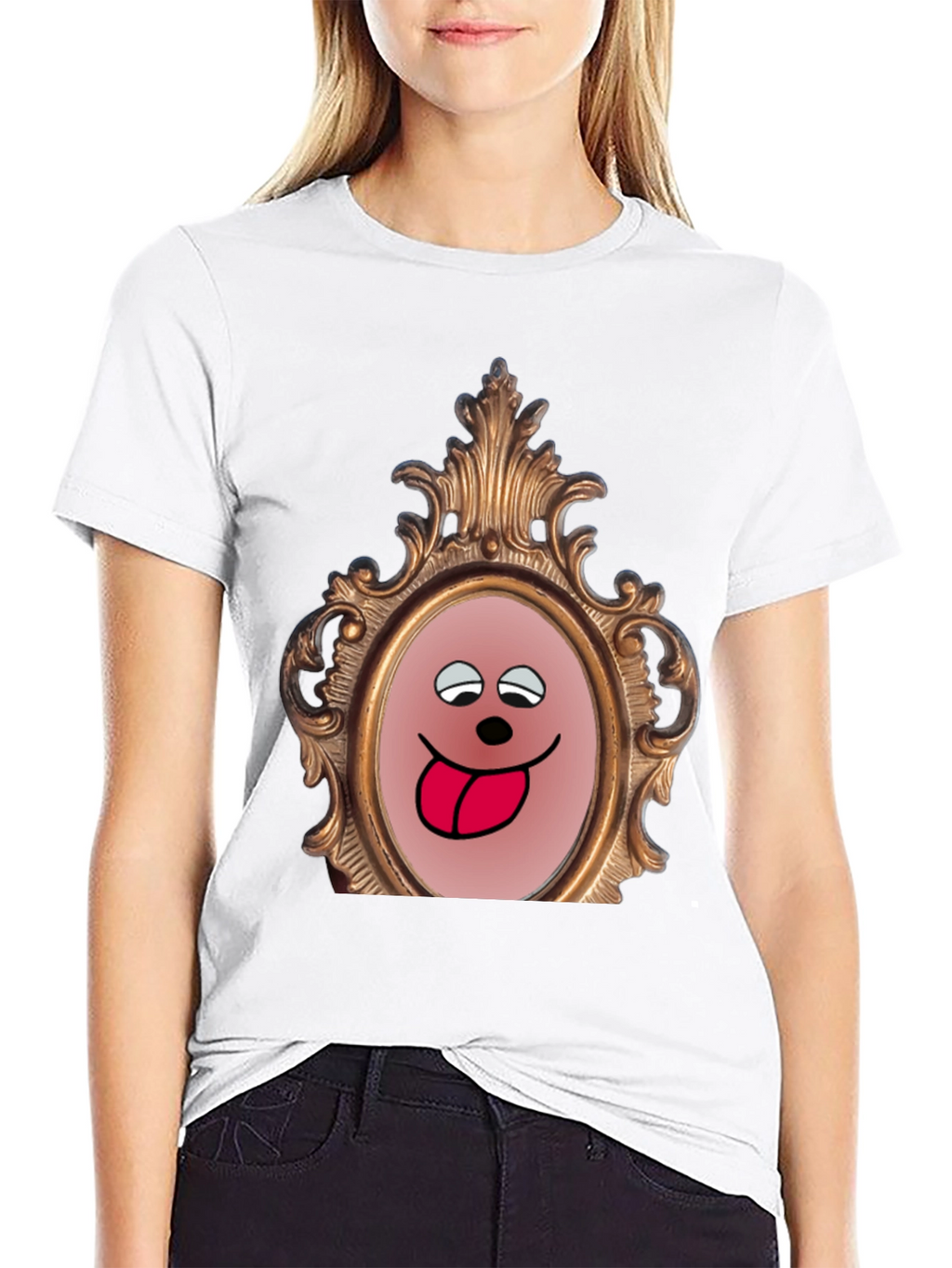 Funny Face Framed Graphic Tee