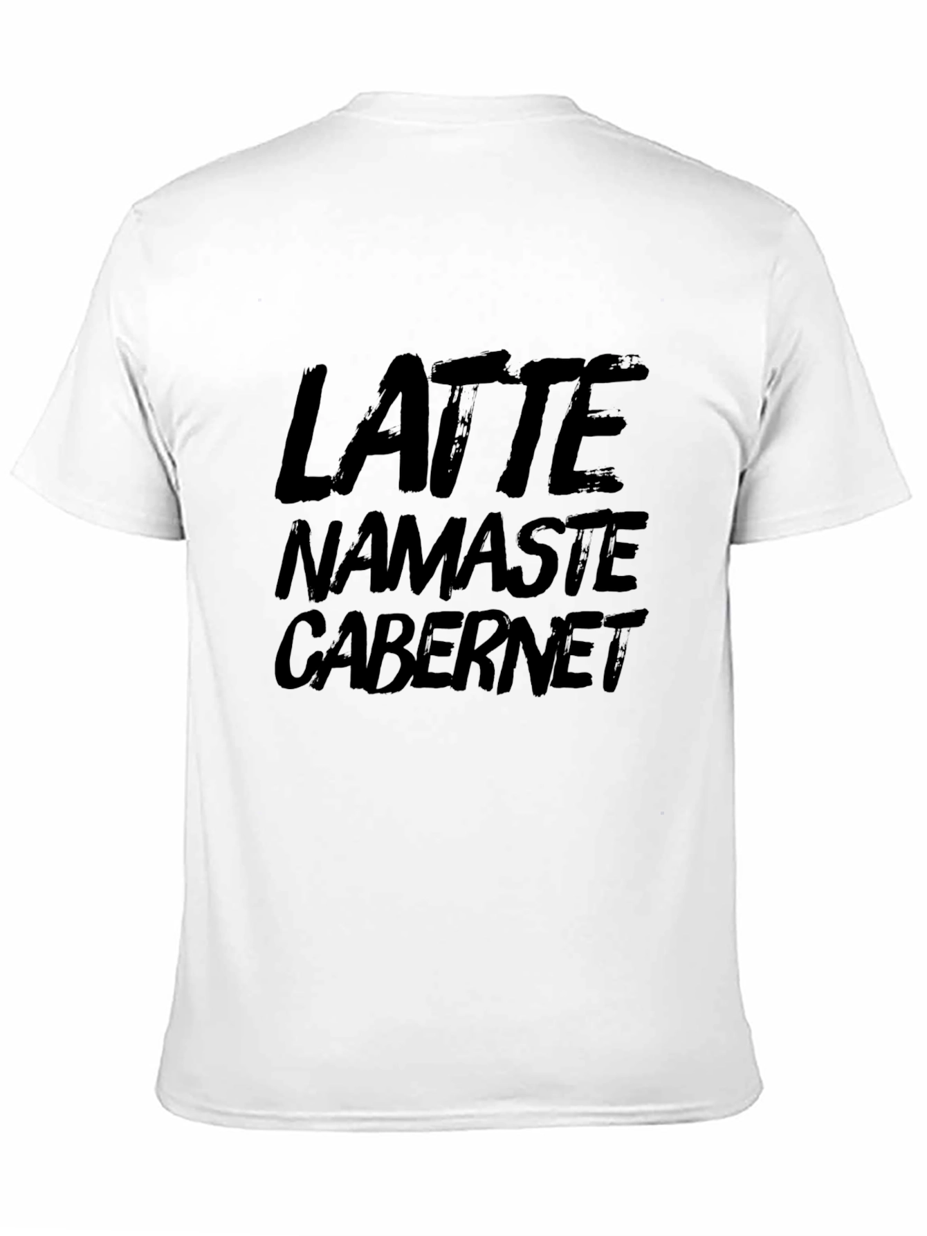 Latte Namaste Cabernet T-Shirt - Relaxed Comfort Tee