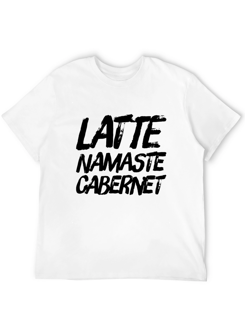 Latte Namaste Cabernet T-Shirt - Relaxed Comfort Tee
