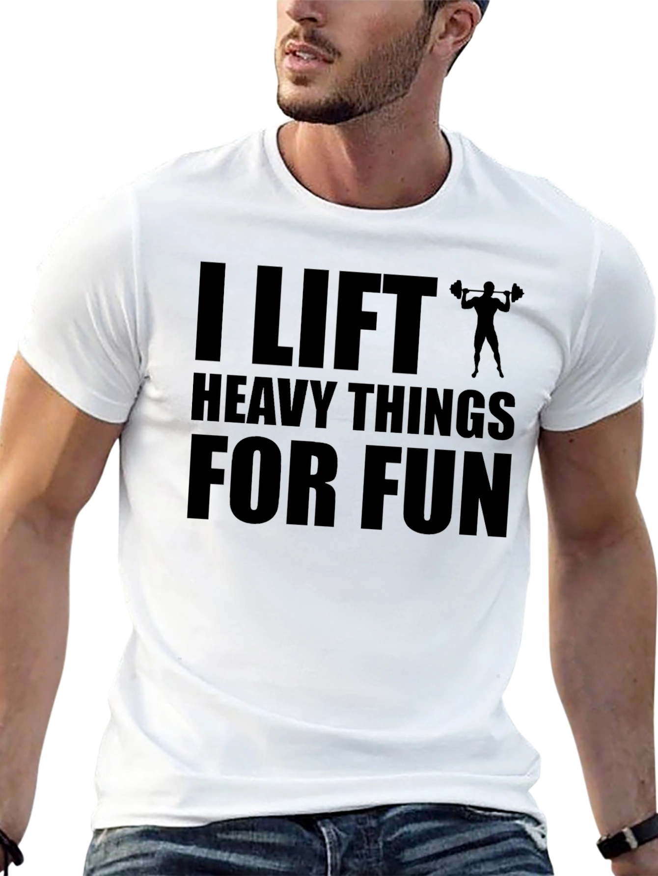 I Lift Heavy Things for Fun Graphic Tee