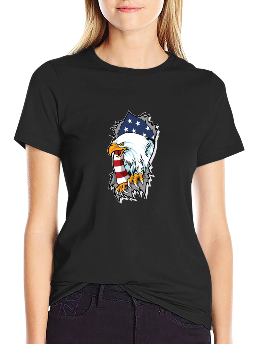 American Eagle Flag Graphic T-Shirt