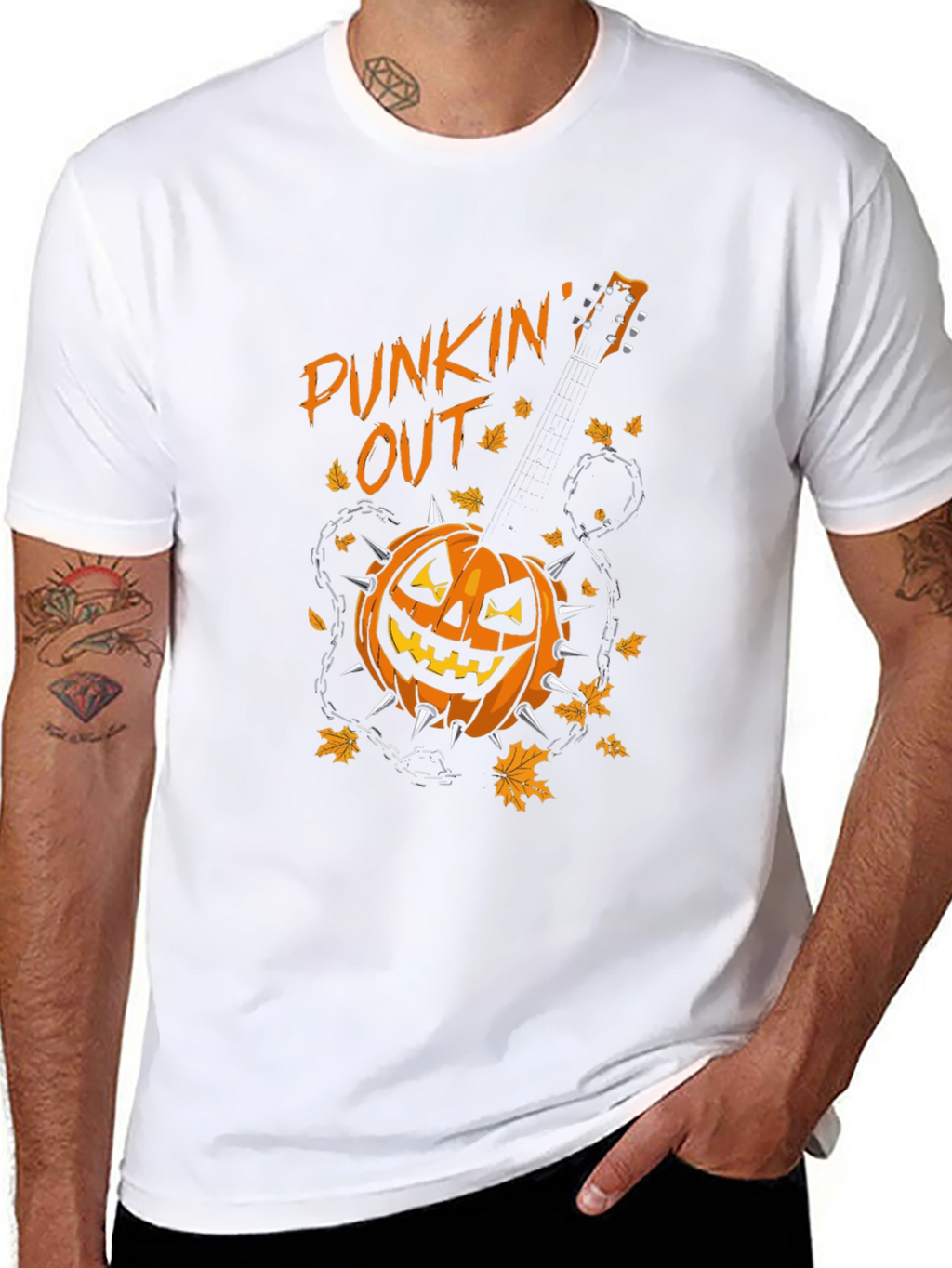 Punkin Out Halloween Graphic T-Shirt