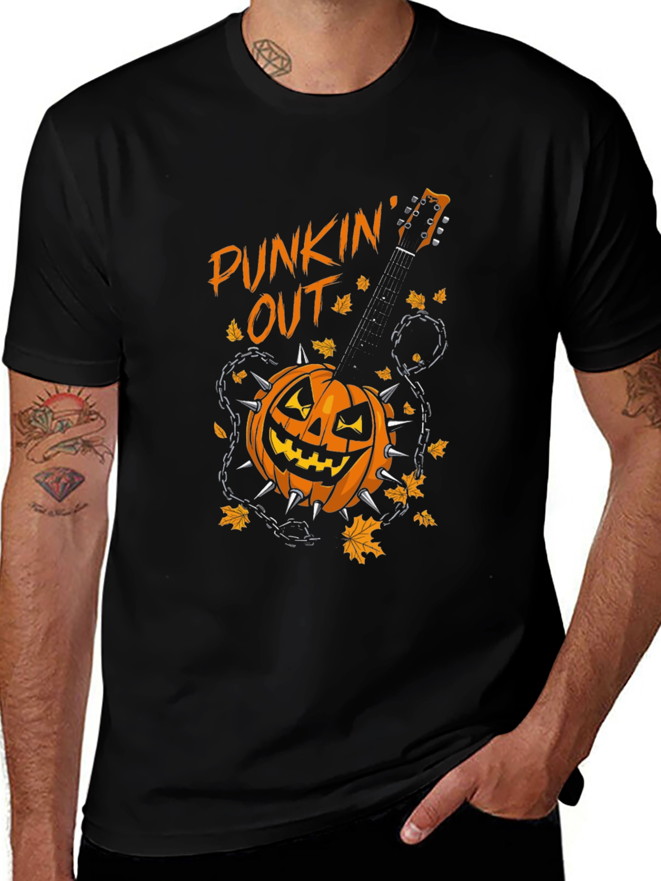 Punkin Out Halloween Graphic T-Shirt