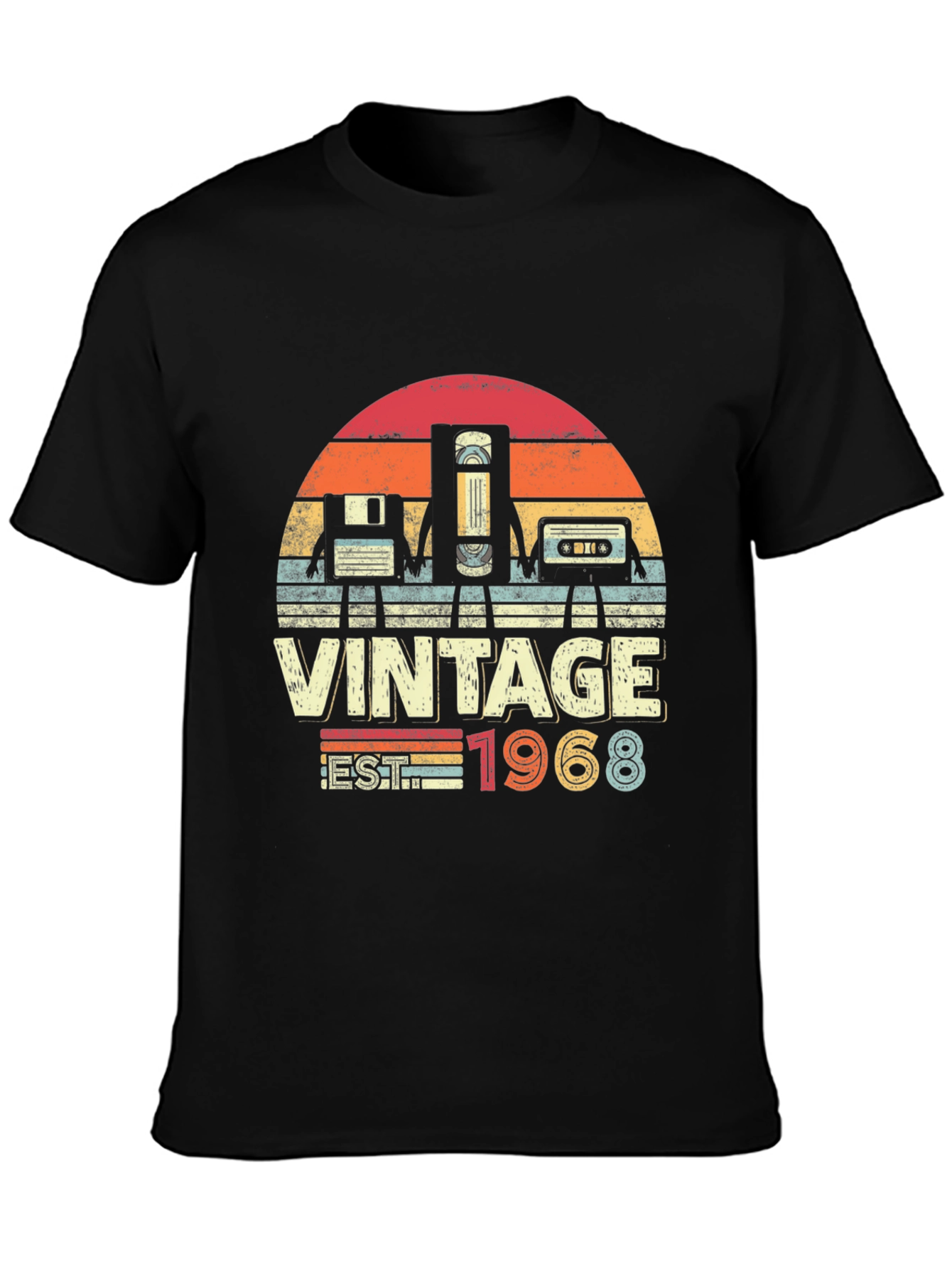 Vintage 1968 Retro Graphic T-Shirt