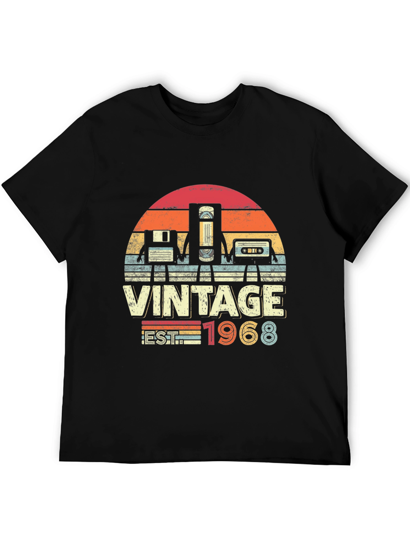 Vintage 1968 Retro Graphic T-Shirt
