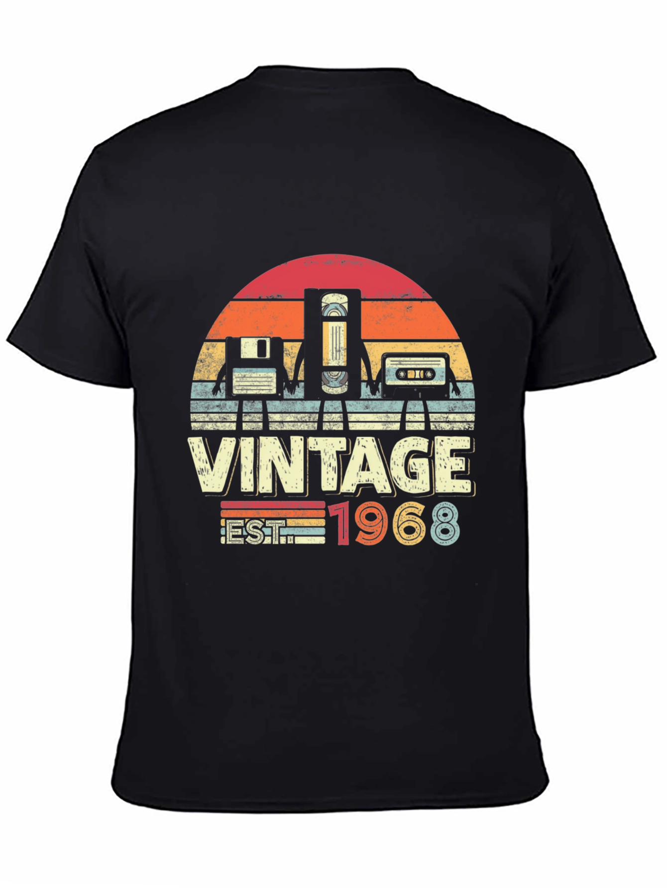 Vintage 1968 Retro Graphic T-Shirt