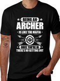 Archer Mafia T-Shirt - Funny Archery Gift